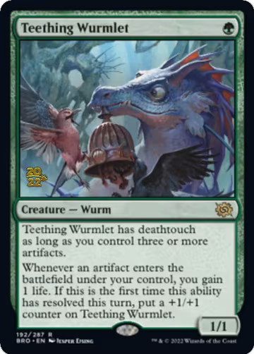Teething Wurmlet (192), Prerelease Cards — Magic card price