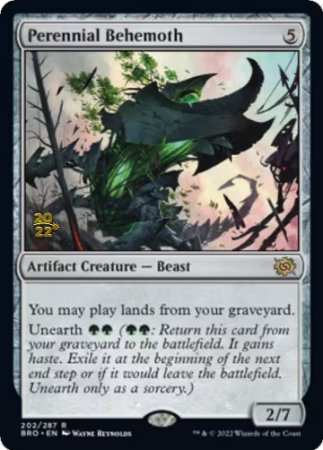 Perennial Behemoth (202), Prerelease Cards — Magic card price