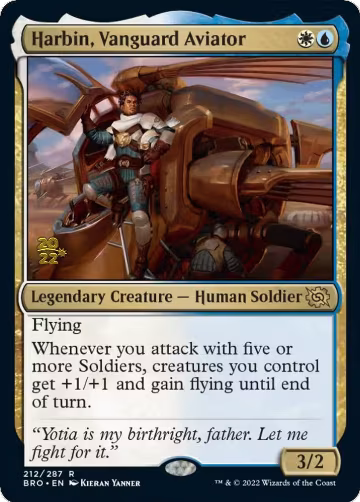 Harbin, Vanguard Aviator (212), Prerelease Cards — Magic card price