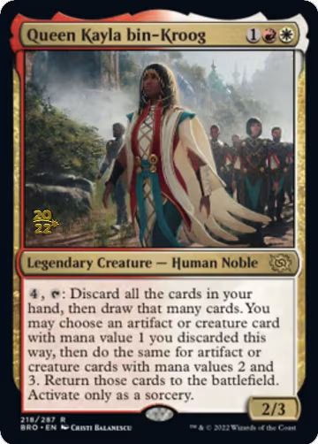 Queen Kayla bin-Kroog (218), Prerelease Cards — Magic card price
