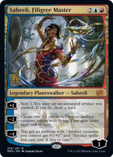 Saheeli, Filigree Master (219), Prerelease Cards — Magic card price