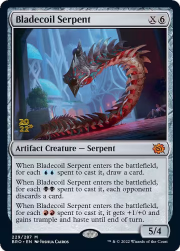 Bladecoil Serpent (229), Prerelease Cards — Magic card price