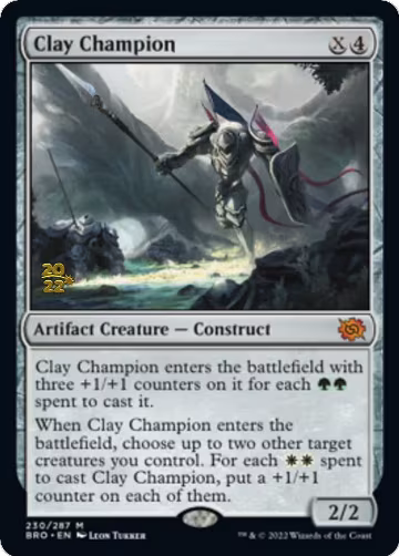 Clay Champion (230), Prerelease Cards — Magic card price