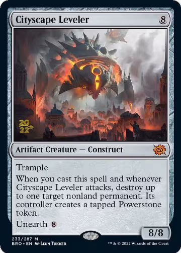 Cityscape Leveler (233), Prerelease Cards — Magic card price