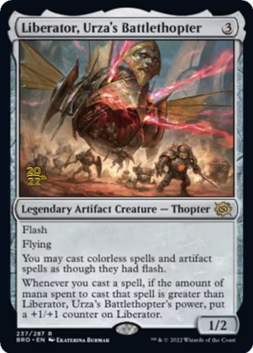 Liberator, Urza's Battlethopter (237), Prerelease Cards — Magic card price