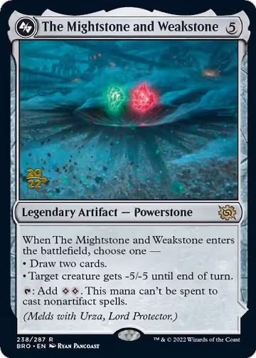 The Mightstone and Weakstone (238), Prerelease Cards — Magic card price