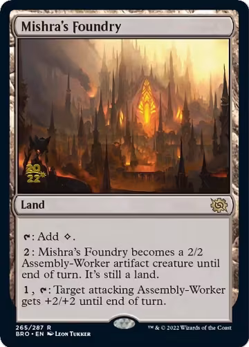 Mishra's Foundry (265), Prerelease Cards — Magic card price