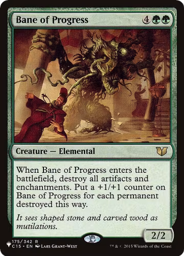 Bane of Progress (175/342), The List Reprints — Magic card price