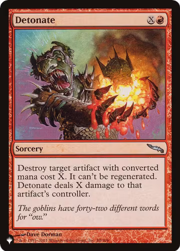 Detonate (88/306), The List Reprints — Magic card price