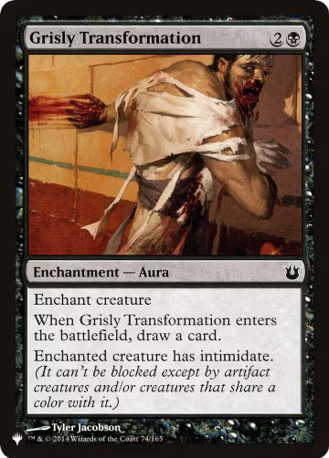 Grisly Transformation (74/165), The List Reprints — Magic card price