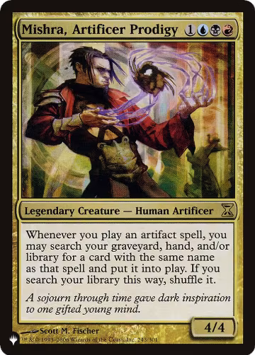 Mishra, Artificer Prodigy (243/301), The List Reprints — Magic card price