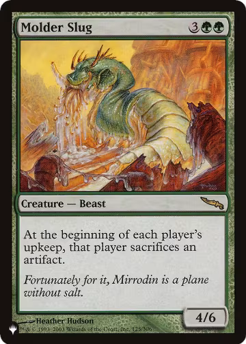 Molder Slug (125/306), The List Reprints — Magic card price