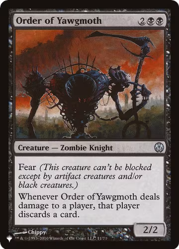 Order of Yawgmoth (DDE) (Nov-71), The List Reprints — Magic card price
