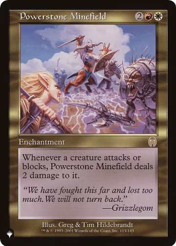 Powerstone Minefield (115/143), The List Reprints — Magic card price