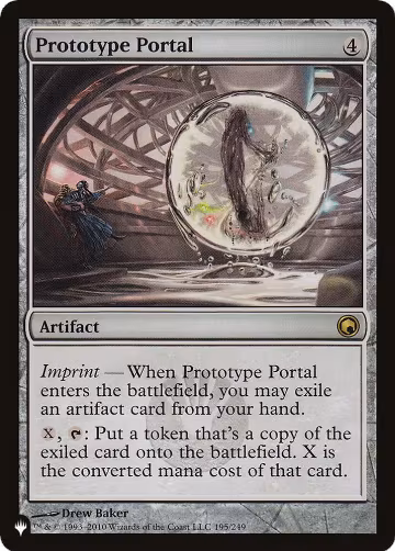 Prototype Portal (195/249), The List Reprints — Magic card price