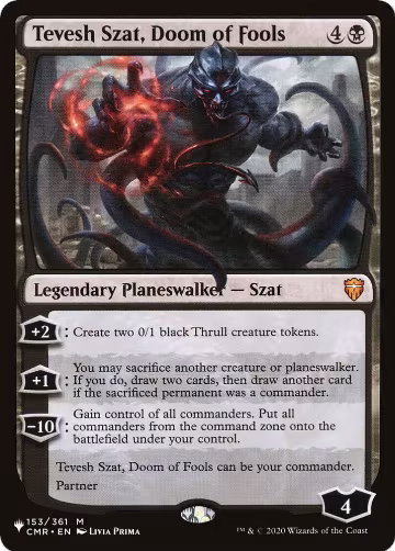 Tevesh Szat, Doom of Fools (153/361), The List Reprints — Magic card price