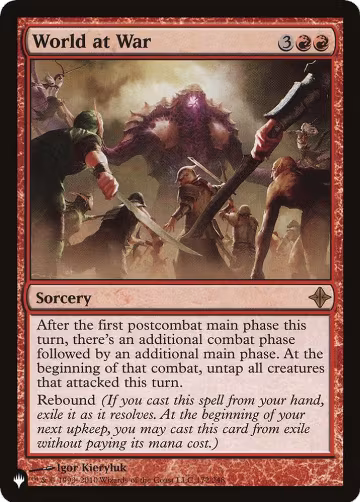 World at War (172/248), The List Reprints — Magic card price