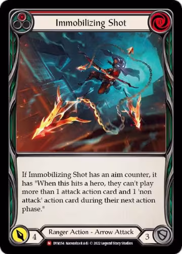 Immobilizing Shot (DYN154), Dynasty — Flesh & Blood card price