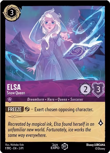 Elsa - Snow Queen (3), D23 Promos — Lorcana card price