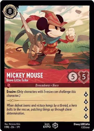 Mickey Mouse - Brave Little Tailor (1) — card price