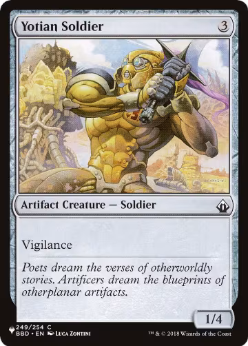 Yotian Soldier (249/254), The List Reprints — Magic card price