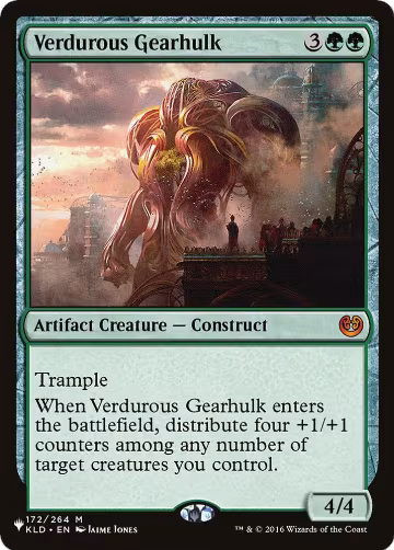 Verdurous Gearhulk (172/264), The List Reprints — Magic card price