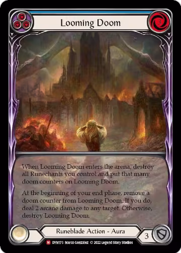 Looming Doom (Extended Art) (DYN175), Dynasty — Flesh & Blood card price