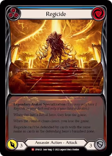 Regicide (Extended Art) (DYN121), Dynasty — Flesh & Blood card price