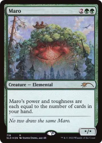 Maro (718) (718), Secret Lair Drop Series — Magic card price