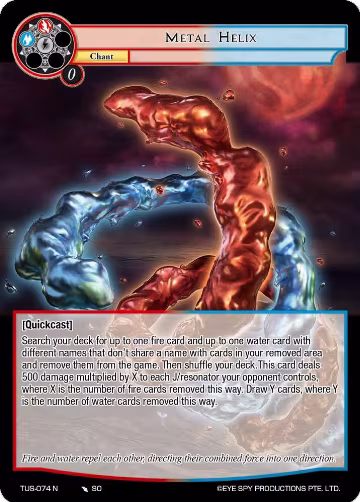 Metal Helix (TUS-074 N), The Underworld of Secrets — Force of Will card price