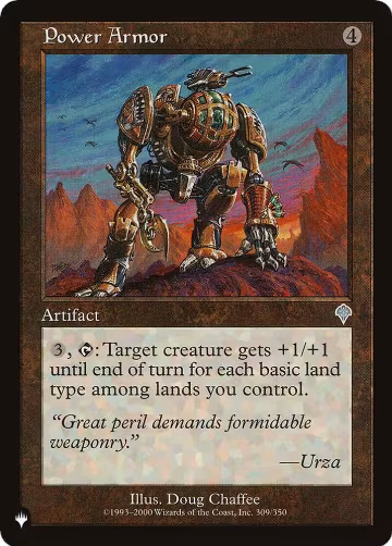 Power Armor (309/350), The List Reprints — Magic card price