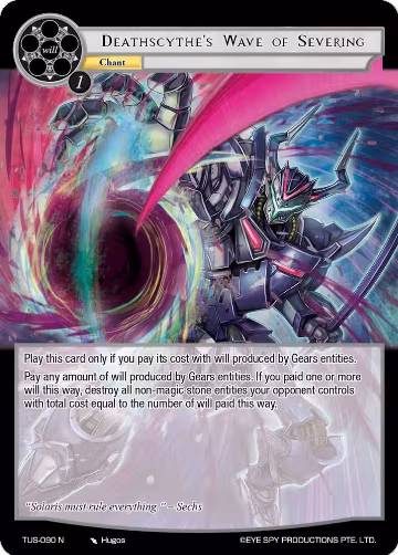 Deathscythe's Wave of Severing (TUS-090 N), The Underworld of Secrets — Force of Will card price