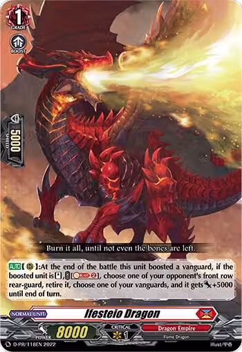 Ifesteio Dragon (118) (D-PR/118EN), D Promo Cards — Vanguard card price