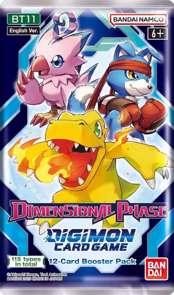 Dimensional Phase Booster Pack, Dimensional Phase — Digimon sealed product price