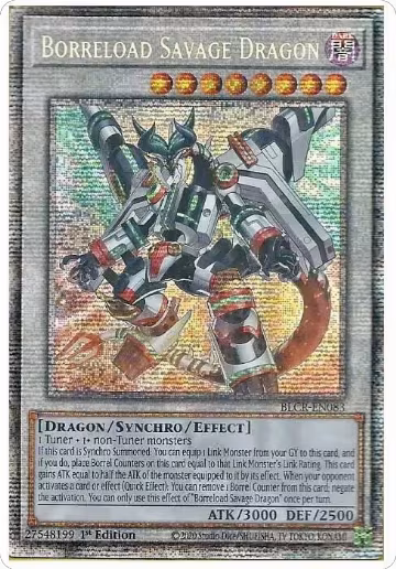 Borreload Savage Dragon (Starlight Rare) (BLCR-EN083), Battles of Legend: Crystal Revenge — Yu-Gi-Oh! card price