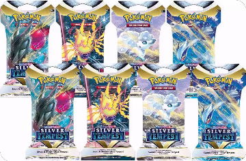 Silver Tempest Sleeved Booster Pack Bundle [Set of 8], Silver Tempest — Pokémon sealed product price