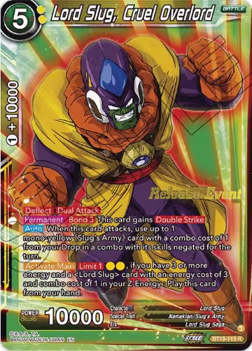 Lord Slug, Cruel Overlord (Fighter's Ambition Holiday Pack) (BT19-113), Tournament Promotion Cards — DB Super card price
