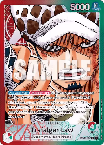 Trafalgar Law (002) (Parallel) (OP01-002) — card price