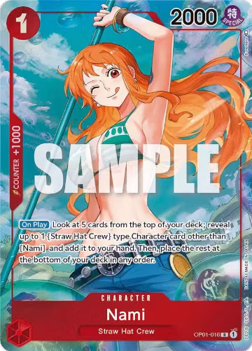 Nami (Parallel) (OP01-016) — card price