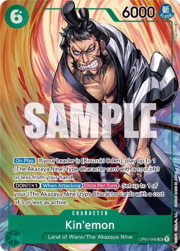 Kin'emon (Parallel) (OP01-040), Romance Dawn — One Piece card price