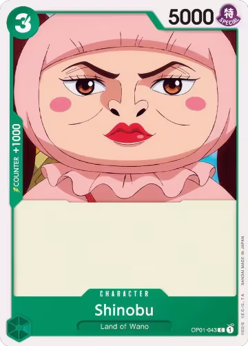 Shinobu (OP01-043), Romance Dawn — One Piece card price