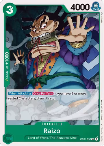Raizo (OP01-052), Romance Dawn — One Piece card price