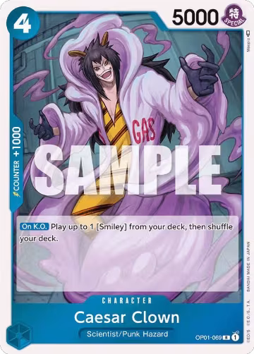 Caesar Clown (OP01-069), Romance Dawn — One Piece card price