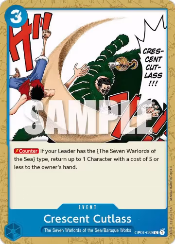 Crescent Cutlass (OP01-089), Romance Dawn — One Piece card price