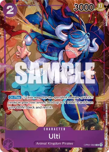 Ulti (Parallel) (OP01-093), Romance Dawn — One Piece card price