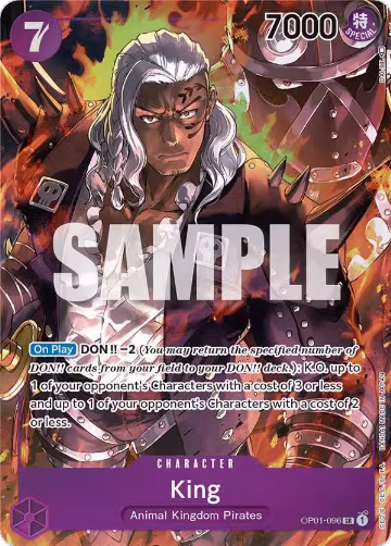 King (096) (Parallel) (OP01-096), Romance Dawn — One Piece card price