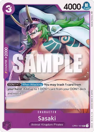 Sasaki (OP01-101), Romance Dawn — One Piece card price