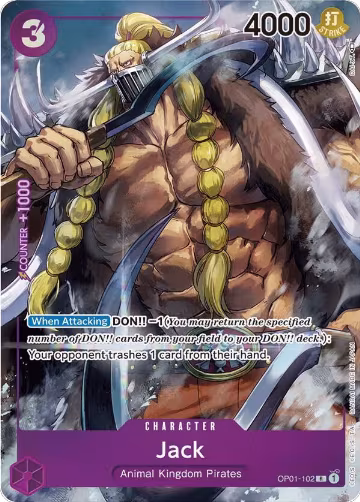Jack (Parallel) (OP01-102), Romance Dawn — One Piece card price
