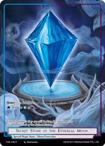 Secret Stone of the Ethereal Moon (TUS-105 R), The Underworld of Secrets — Force of Will card price