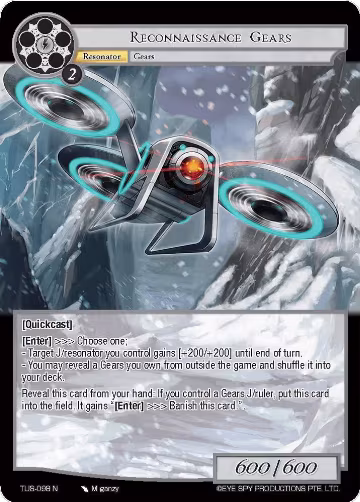 Reconnaissance Gears (TUS-098 N), The Underworld of Secrets — Force of Will card price
